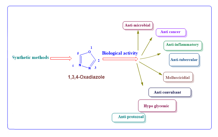 Strategies to Synthesis of 1,3,4-Oxadiazole Derivatives and Their Biological Activities: A Mini Review 