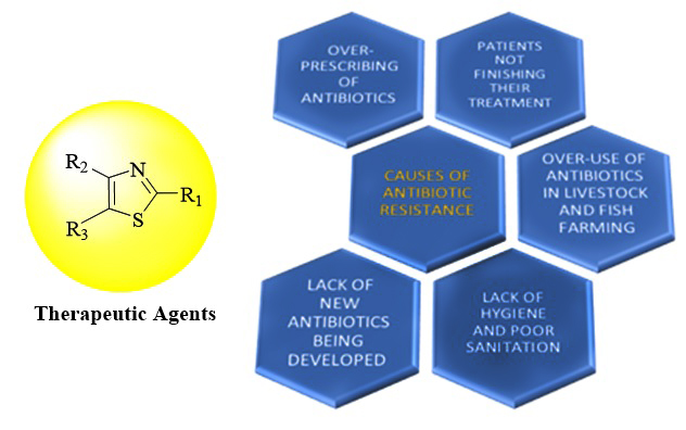 Antimicrobial Activity and Synthesis of Thiazole Derivatives: A Recent Update 